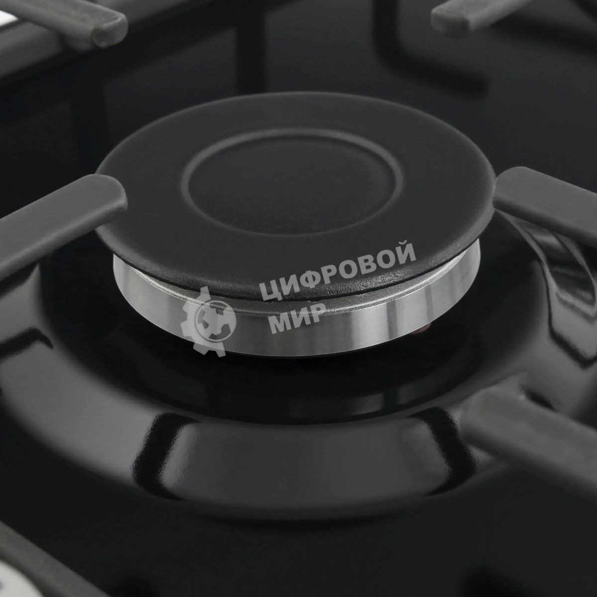 Газовая варочная панель Maunfeld EGHE.32.3EB/G, 2 конфорки, эмалированная сталь, черный