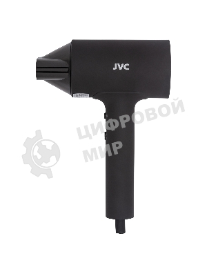 Фен JVC JHD011 черный, 1600 Вт