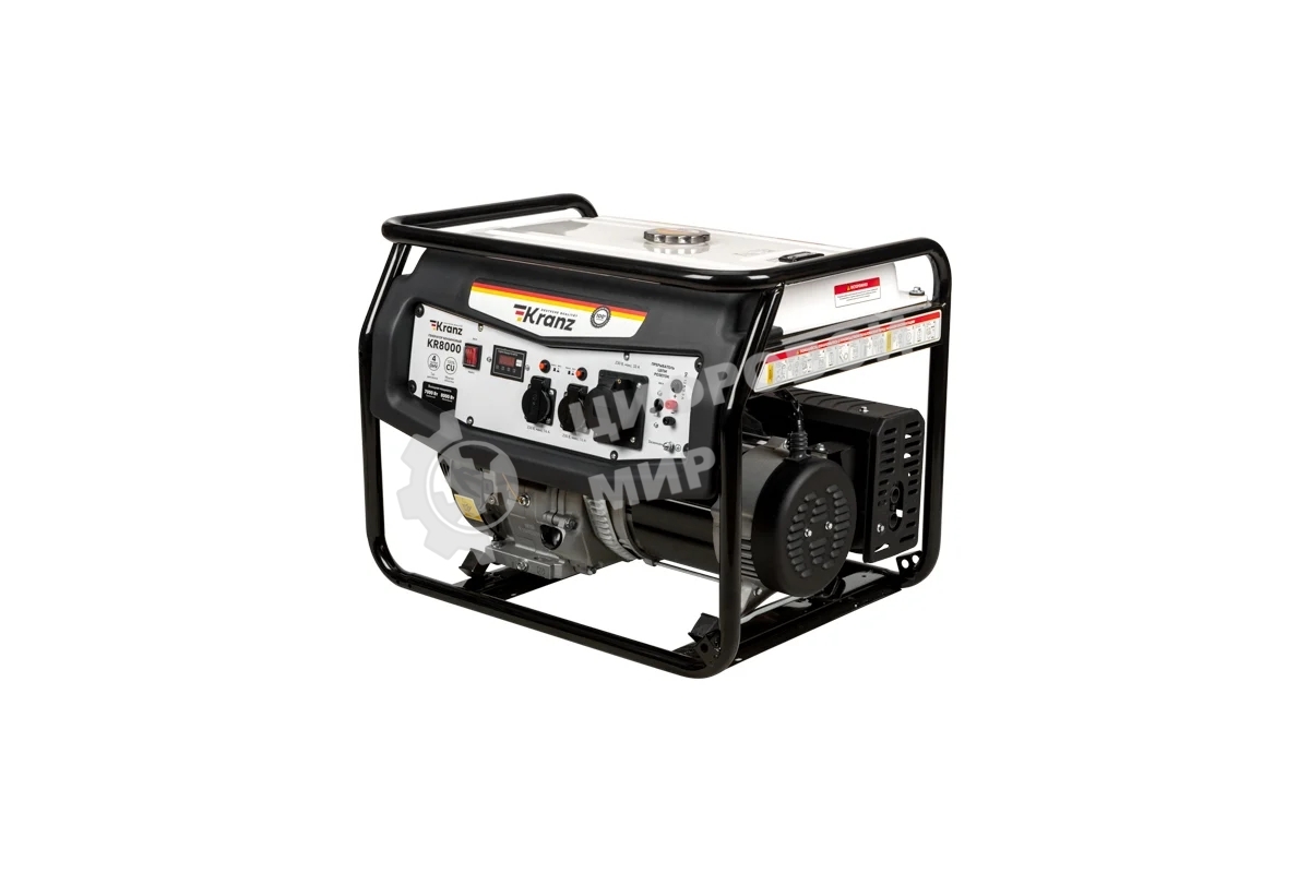 Электрогенератор бензиновый Kranz KR8000, 8 кВт, 97 дБ, 82 кг