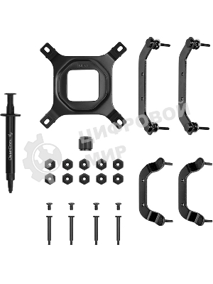 Кулер для процессора DEEPCOOL AN400 черный 92мм алюминий+медь 2900rpm 31db 4-pin 150W 52,5мм
