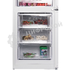 Холодильник Nordfrost NRB 134 W белый двухкамерный 238/100л морозилка снизу, капельная система