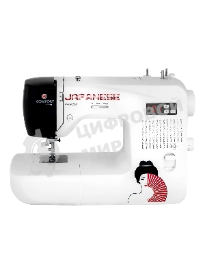 Швейная машина Comfort 2545, 60 операций, петля п/автомат, верт.челнок, нитевдеватель, электрон.дисплей, рег. скорости