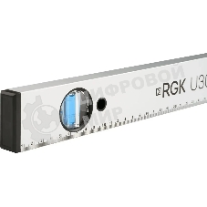 Уровень RGK U3150 пузырьковый 3глаз. магнит. серебристый/черный (752114)