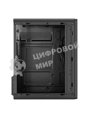 Корпус ExeGate BAA-503-UNS350, Mini-Tower, чёрный, 1 x 80/90 мм, БП 350 Вт