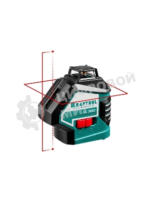 Уровни лазерные KRAFTOOL ''ll360-4'' 360 градусов 20м/70м детектор