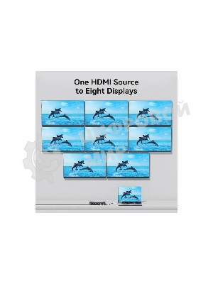 Разветвитель - сплиттер Vention HDMI 19F/8x19F на 8 мониторов