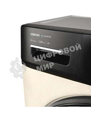 Стиральная машина Centek CT-1959 бежевый, загрузка фронтальная 8 кг, 1400 об/мин., класс: А+++