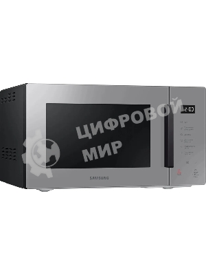 Микроволновая печь Samsung MS23T5018AG/BW серый, 23 л, 800 Вт, переключатели - сенсор