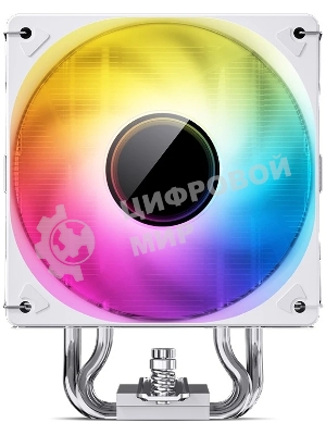 Кулер для процессора JONSBO CR-1000 V2 PRO ARGB (230W, 4-pin PWM, 157мм, Al/Cu, 6x6мм, ARGB, 1x120мм, 59.48CFM, 32.0dBA, 1500RPM, S: 1700/1200/115X, AM4/AM5 белый)