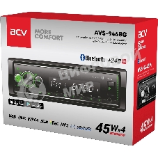 Автомагнитола ACV AVS-946BG, 1 DIN, Bluetooth, USB Type-A, AUX