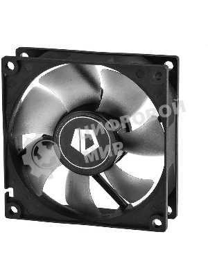 Вентилятор для корпуса ID-Cooling NO-8025-SD черный, 80 мм, 2000 об/мин, 21 дБ, 3 pin