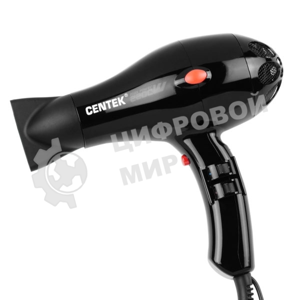 Фен Centek CT-2221 Professional черный, 2200 Вт