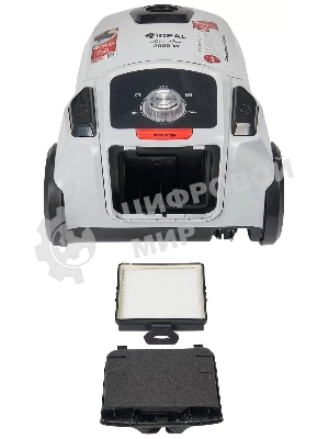 Пылесос IDEAL VC-2000 серый, 450/2000 Вт, уборка сухая, пылесборник мешок 2.3 л