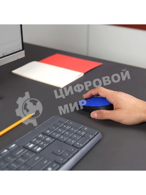 Мышь беспроводная Logitech M171 синий, 1000 dpi, радиоканал, USB, кнопки - 3