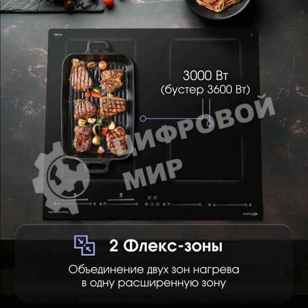 Индукционная варочная панель Zigmund & Shtain CI 69.6 B черный