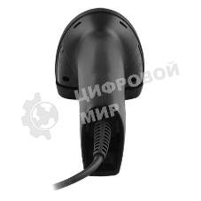 Сканер штрих-кода ручной QW2500 KIT, имидж 2D, 30 скан/сек, USB, черный