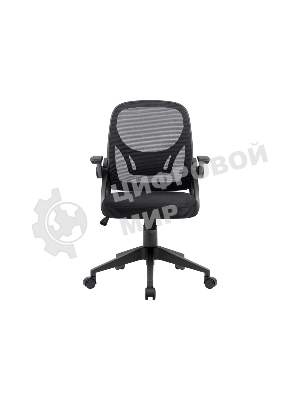 Кресло Defender Office черный, сетка, 120 кг, регулируемые подлокотники