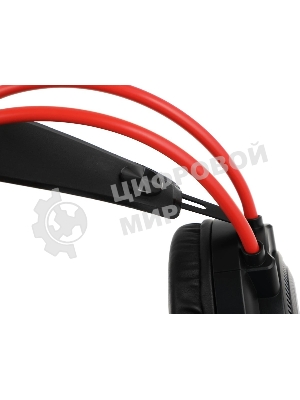 Гарнитура Bloody G200S чёрный/красный, проводная, подсветка