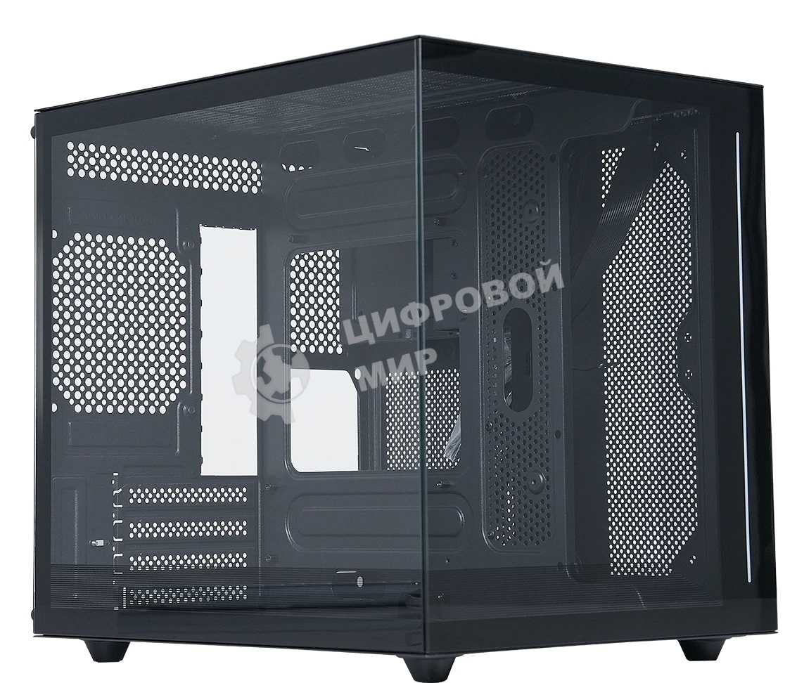 Компьютерный корпус Defender NovaCube черный,mATX,3fan,switchM/BSynс
