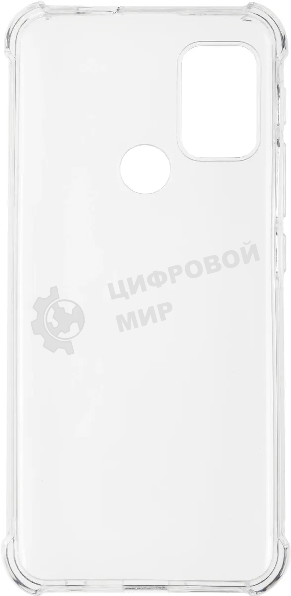 Чехол (клип-кейс) Brosco, для Motorola Moto G20, прозрачный moto-g20-hard-tpu-transparent