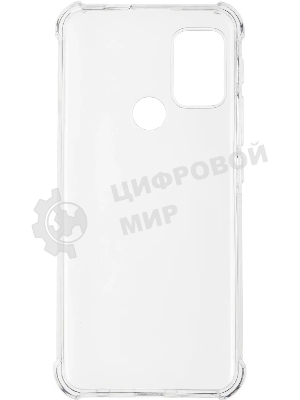 Чехол (клип-кейс) Brosco, для Motorola Moto G20, прозрачный moto-g20-hard-tpu-transparent