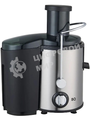 Соковыжималка BQ J1000 серый/черный, центробежная, 900 Вт, 800 мл, механическое