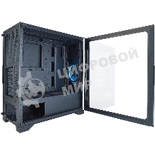 Компьютерный корпус Azza Eclipse черный без БП ATX 9x120мм 5x140мм 2xUSB 2.0 1xUSB 3.0 audio bott PSU