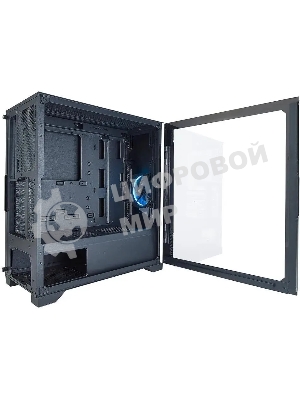 Компьютерный корпус Azza Eclipse черный без БП ATX 9x120мм 5x140мм 2xUSB 2.0 1xUSB 3.0 audio bott PSU
