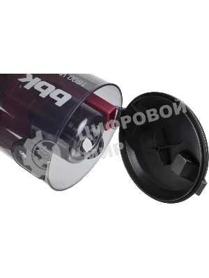 Пылесос BBK BV 1502 черный/темная вишня, 300/1600 Вт, уборка сухая, пылесборник контейнер 2 л