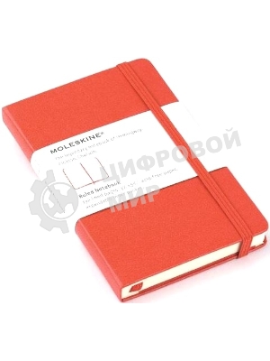 Блокнот Moleskine CLASSIC MM710R Pocket 90x140 мм, 192 страниц, линейка, твердая обложка, красный
