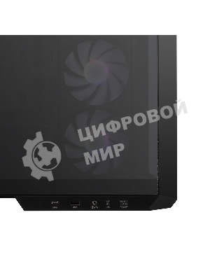 Компьютерный корпус без блока питания Case MSI MAG PANO M100R PZ, Mini-Tower, TG, 4x120мм ARGB, 1xUSB 3.2, 1xUSB 3.2 Type-C, mATX, mITX черный