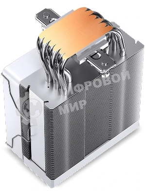 Кулер для процессора JONSBO CR-1000 V2 PRO ARGB (230W, 4-pin PWM, 157мм, Al/Cu, 6x6мм, ARGB, 1x120мм, 59.48CFM, 32.0dBA, 1500RPM, S: 1700/1200/115X, AM4/AM5 белый)