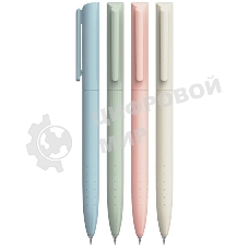 Ручка гелевая автоматическая Deli EG102-BK ассорти, d=0.5мм, черные чернила