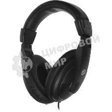 Наушники мониторные Oklick HP-M211V 1.8м черный проводные (оголовье)