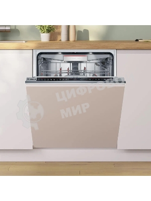 Встраиваемая посудомоечная машина Bosch SMD8TCX04E, нержавеющая сталь, 59.8 см, 14 компл., 42 дБ, класс A