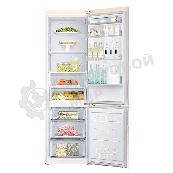 Холодильник Samsung RB37A5200EL/WT бежевый двухкамерный 269/118 л морозилка снизу