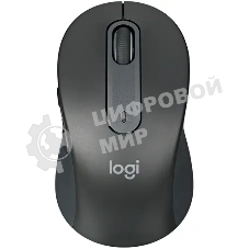 Мышь беспроводная Logitech Signature M650 графитовый, 4000 dpi, радиоканал, Bluetooth, USB, кнопки - 5