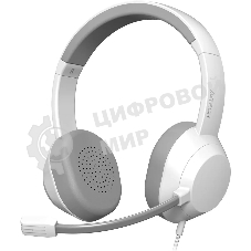 Гарнитура A4Tech Fstyler FH150U белый/серый, проводная