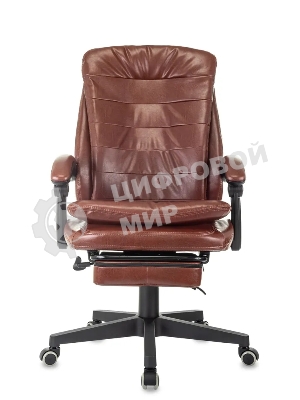 Кресло Бюрократ T-9950MSG-F/BROWN-PU коричневый, экокожа