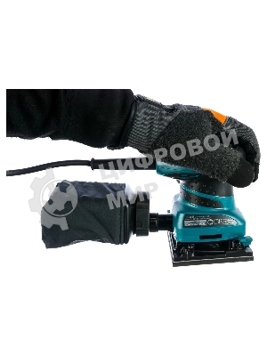 Шлифовальные машины Makita BO4555 ВШМ, 200Вт,114х102мм,14000об\м,ампл-1.5мм,1.1кг,кор,п\сборник,зажим\липучка