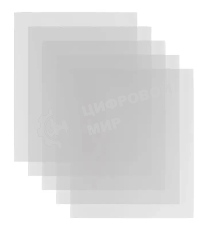Обложка Silwerhof 382171 для учебника, с липким слоем (набор 10шт), полипропилен, 70мкм, гладкая, прозрачная, 280х450мм