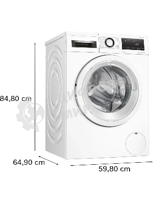 Стирально-сушильная машина Bosch WNA134L0SN белый, загр.фронтальная, макс.: 8кг, 1400 об/мин, класс: A