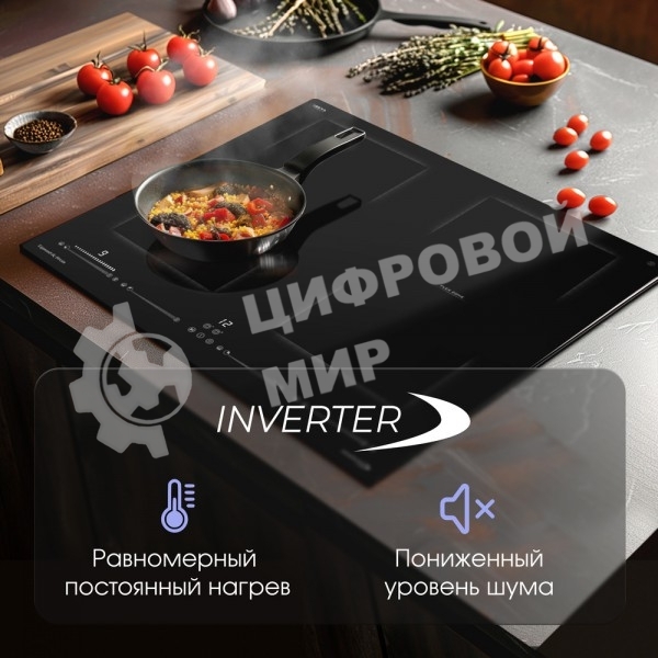 Индукционная варочная панель Zigmund & Shtain CI 69.6 B черный