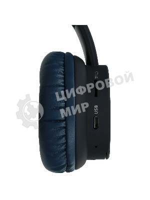 Беспроводные/проводные наушники Borofone BO11 синий, накладные, Bluetooth + проводной, до 8 ч