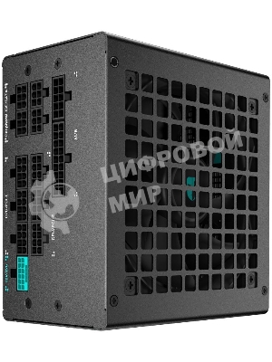Блок питания Deepcool/GamerStorm PQ1200G (ATX 3.1, 1200W, Full Cable Management, PWM 120мм fan, 80 PLUS GOLD, Active PFC + Half Bridge + DC/DC, Full Japanese Capasitors, Gen5 PCIe) RET
