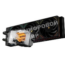 Система жидкостного охлаждения Thermalright Wonder Vision 360 UB ARGB черный, 360 мм, 3x120 мм, 2150 об/мин, 27 дБ, 4 pin PWM, ARGB, ЖК-дисплей 2400x1080 6.67