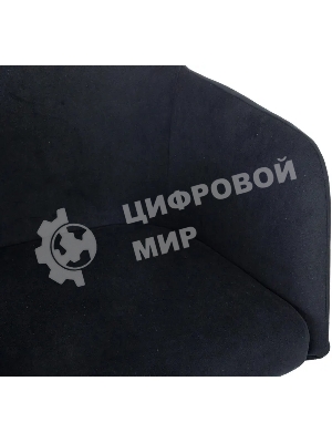 Кресло Бюрократ CH-395SL черный Alfa Black крестов. металл хром