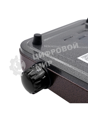 Плита настольная электрическая Centek CT-1508 Siberia коричневый, 1 кВт, ТЭН, конфорки - 1, эмаль, поворотные переключатели