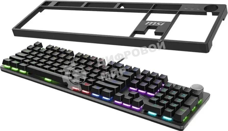 Клавиатура MSI Forge GK320 проводная, USB Type-A, чёрный