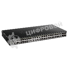 Коммутатор D-Link DGS-1250-52X/A1A, 48×1 Гбит/с + 4×10 Гбит/с SFP+, управляемый